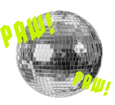 Paw! The Kitty Club Disco Ball. Paw!